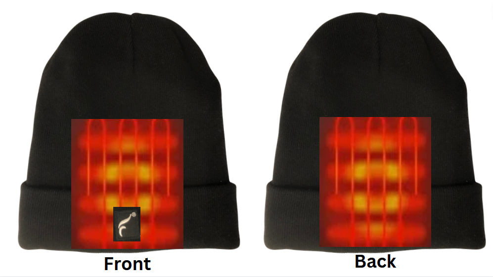 NEW Fitt®Tek Heated Far Infrared Beanie - Keeping Your Head &amp; Ears Nice &amp; Warm