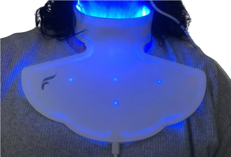 NEW ReFresh 3.0 LED Neck &amp; Décolletage Mask - Red, Near Infrared, Blue &amp; Purple