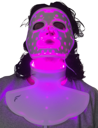 ReFresh 3.0 Bundle - LED Facemask &amp; Neck &amp; Décolletage Mask - Red, Near Infrared, Blue &amp; Purple
