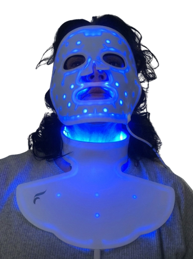 ReFresh 3.0 Bundle - LED Facemask &amp; Neck &amp; Décolletage Mask - Red, Near Infrared, Blue &amp; Purple
