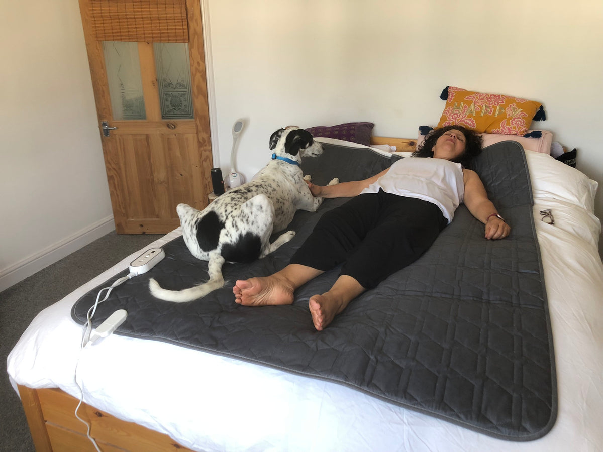 NEW LuxLight Pro Far Infrared Mat &amp; Sleep System- For Pain, Stiffness, Fatigue, Stress Reduction, Reynauds and people Cold all The Time