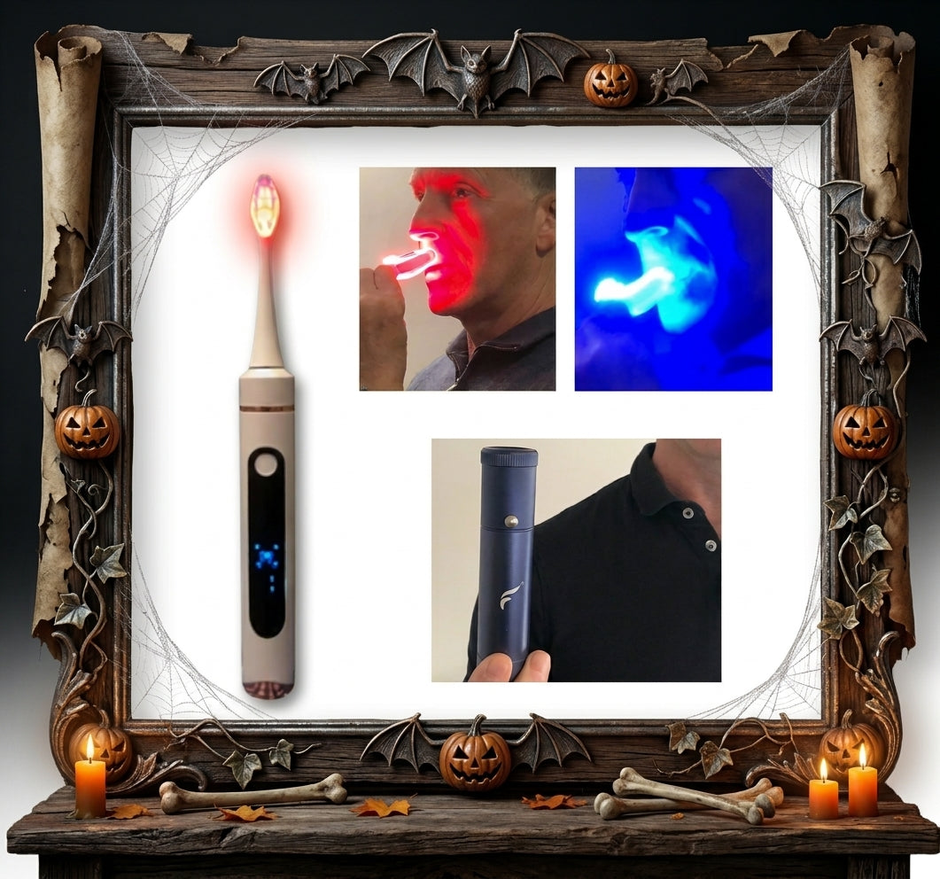 NEW Total Tooth & Gum Care Bundle - WAS £413 now £333 - 72 HOURS - Oralight Pro Toothbrush, LED Mouthpieces & Wonda LED Wand